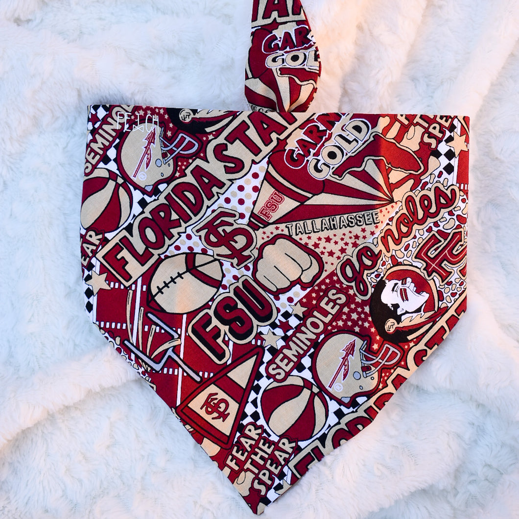 Fsu dog outlet bandana